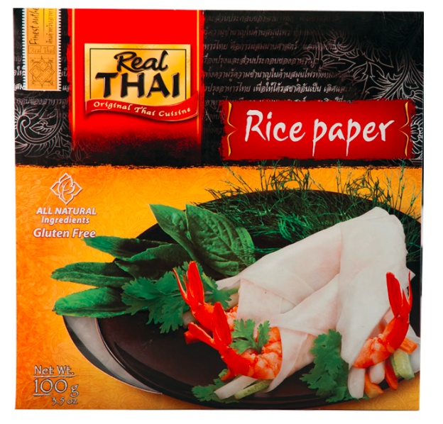 Real Thai Glutensiz Pirinç Yufkası 22 CM 100 G
