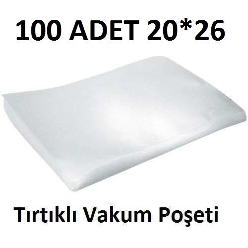 Tırtıklı Vakum Poşeti Stilea-Freshpack Pro Poşet 20*26 - 100 ADET