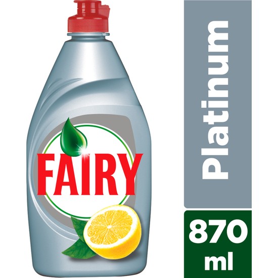 Fairy Platinum Limon Kokulu Sıvı Bulaşık Deterjanı 870 ML