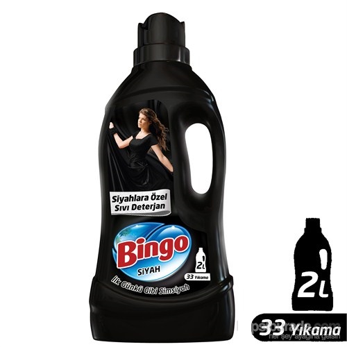Bingo Siyah Sıvı Deterjan 2 lt