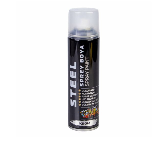 Steel Sprey Boya 200 ML Krom K6224 6224 Fiyatları Ve Özellikleri