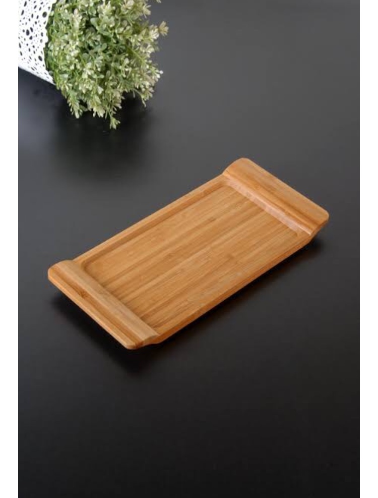 bambu kulplu küçük tabak