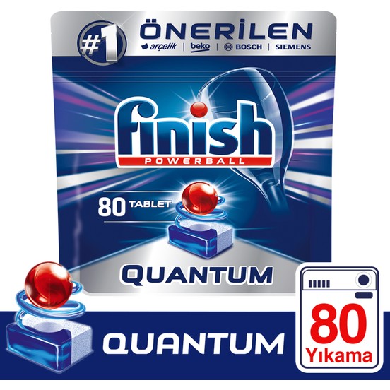 Finish Quantum 80 'li Bulaşık Yıkama Tableti