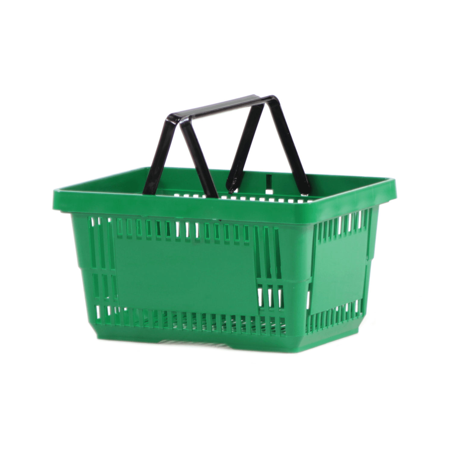 Plastik Alışveriş El Sepeti 22 Litre Yeşil