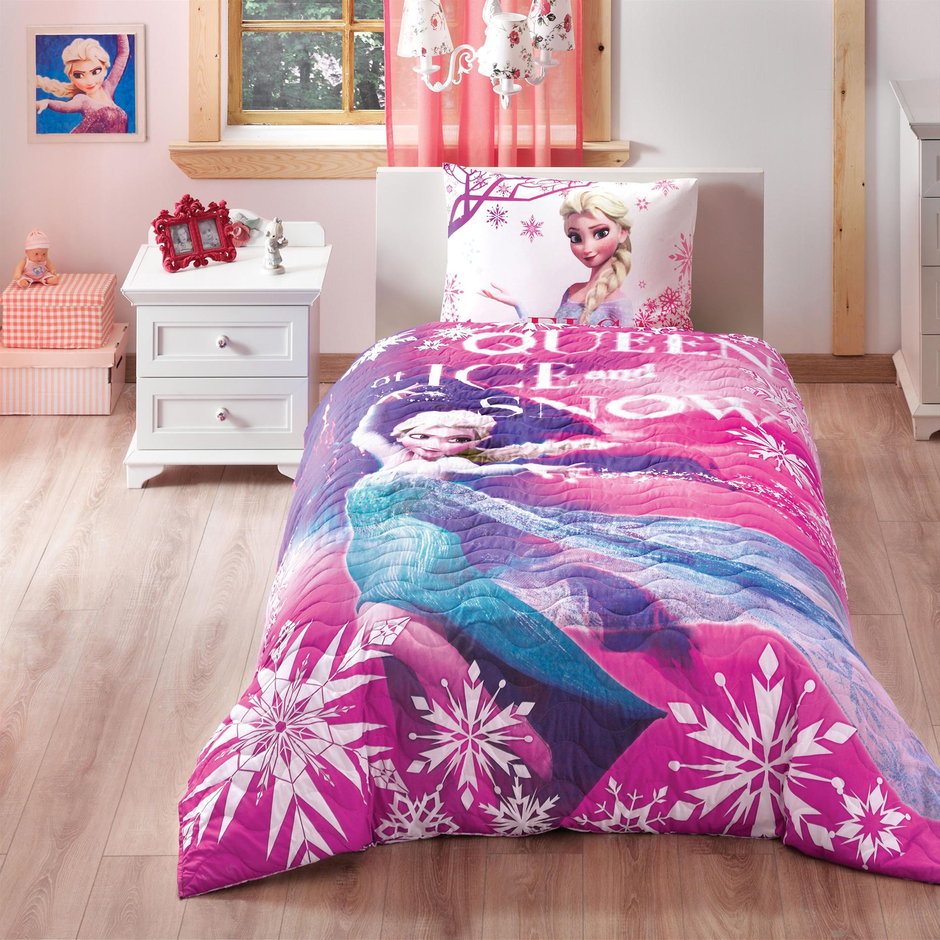 Tac Lisansli Frozen Elsa Kapitoneli Nevresim Takimi Fiyatlari Ve Ozellikleri