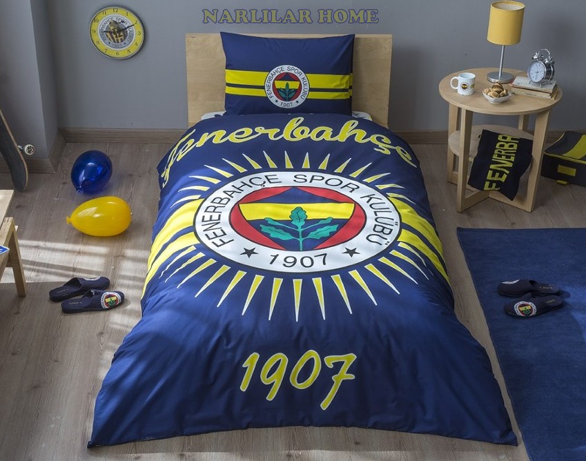 Taç Tek Kişilik Lisanslı Nevresim Takımı Fenerbahçe