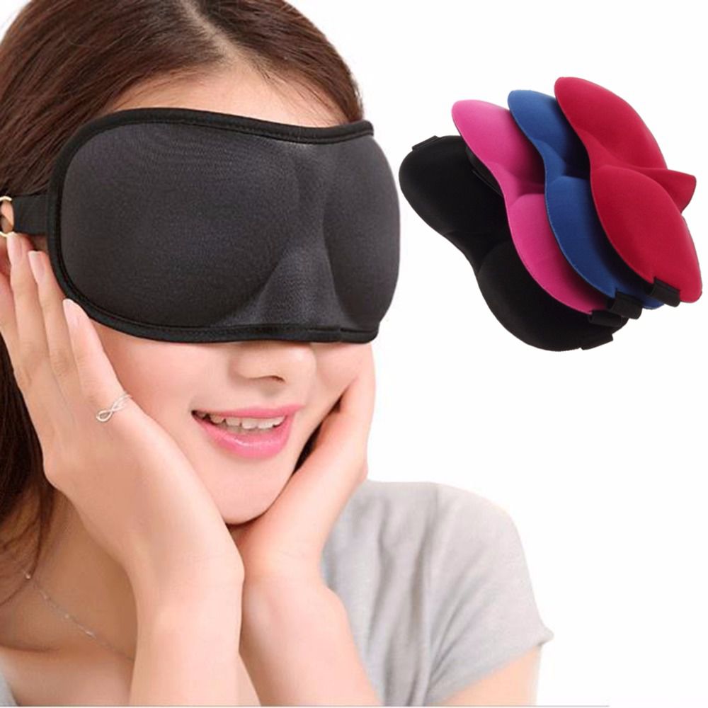 3D Uyku Bandı - Uyku maskesi - 3 Boyutlu Uyku Maskesi - Siyah