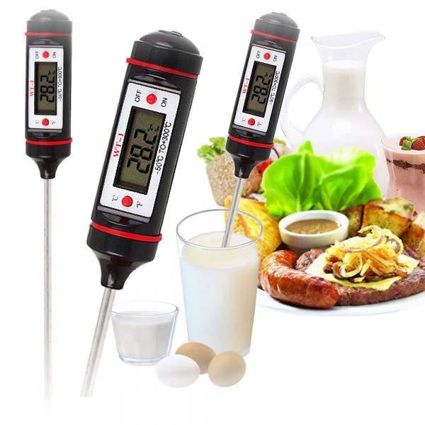 Dijital Mutfak Termometresi Dijital Termometre Süt Mama Barbekü N11.914
