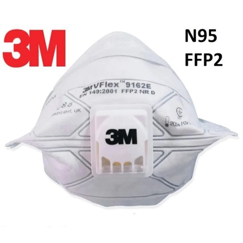 3M Maske N95 Ffp2 9162E Vflex Ventilli Yüksek Solunum Koruyucu