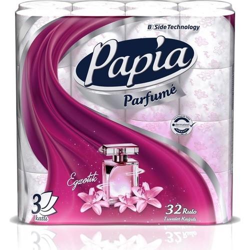 Papia Üç Katlı Egzotik Parfümlü Tuvalet Kağıdı 32 Rulo