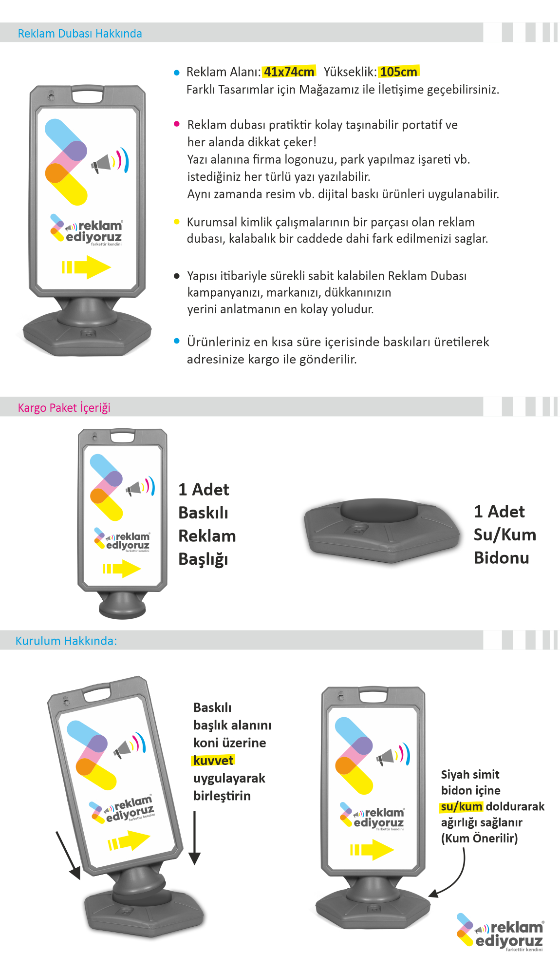 Turkcell Reklam Ve Yönlendirme Uyari Dubasi A Tabela Kırmızı Standart ...