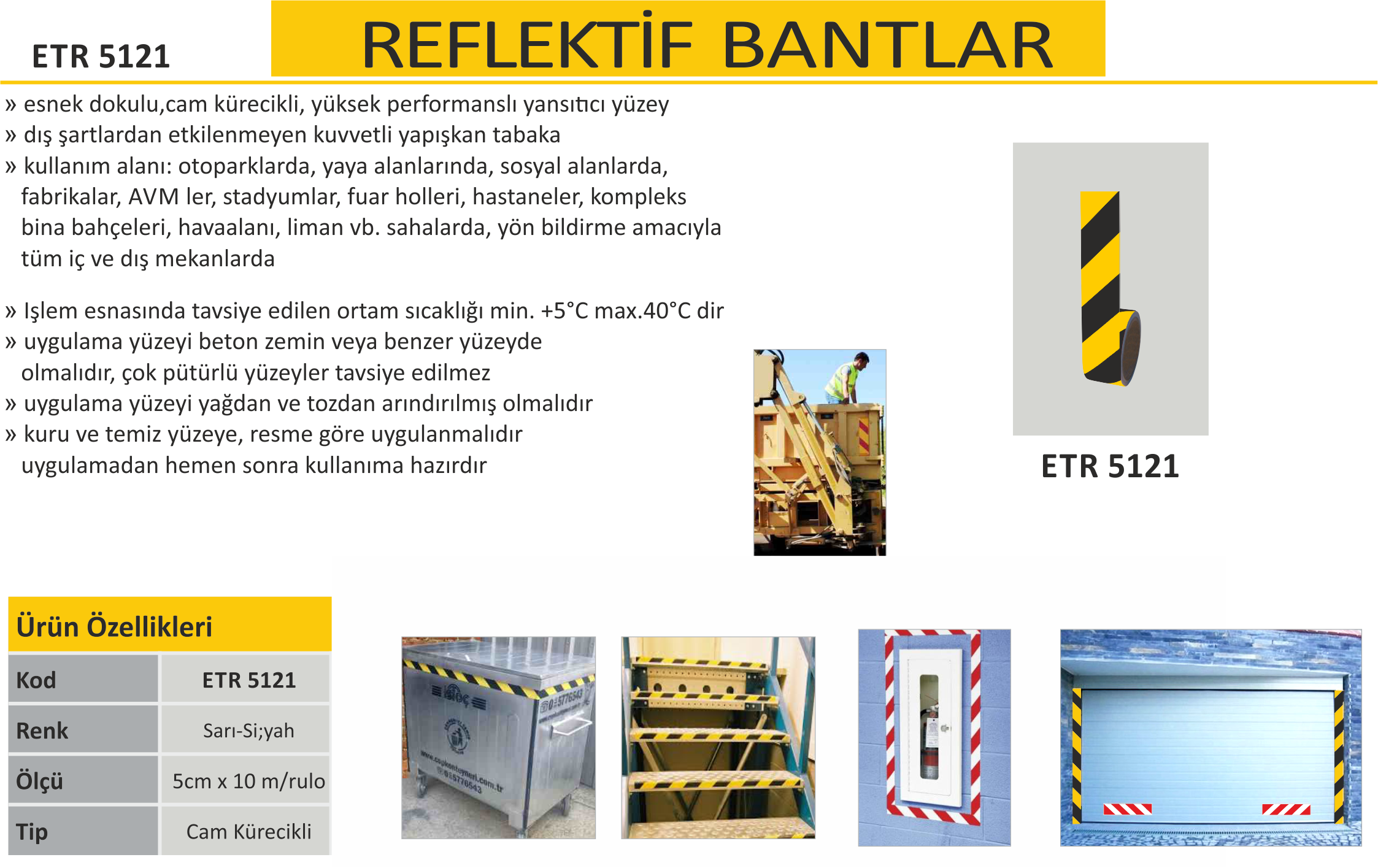 EVELUX REFLEKTİF BANT