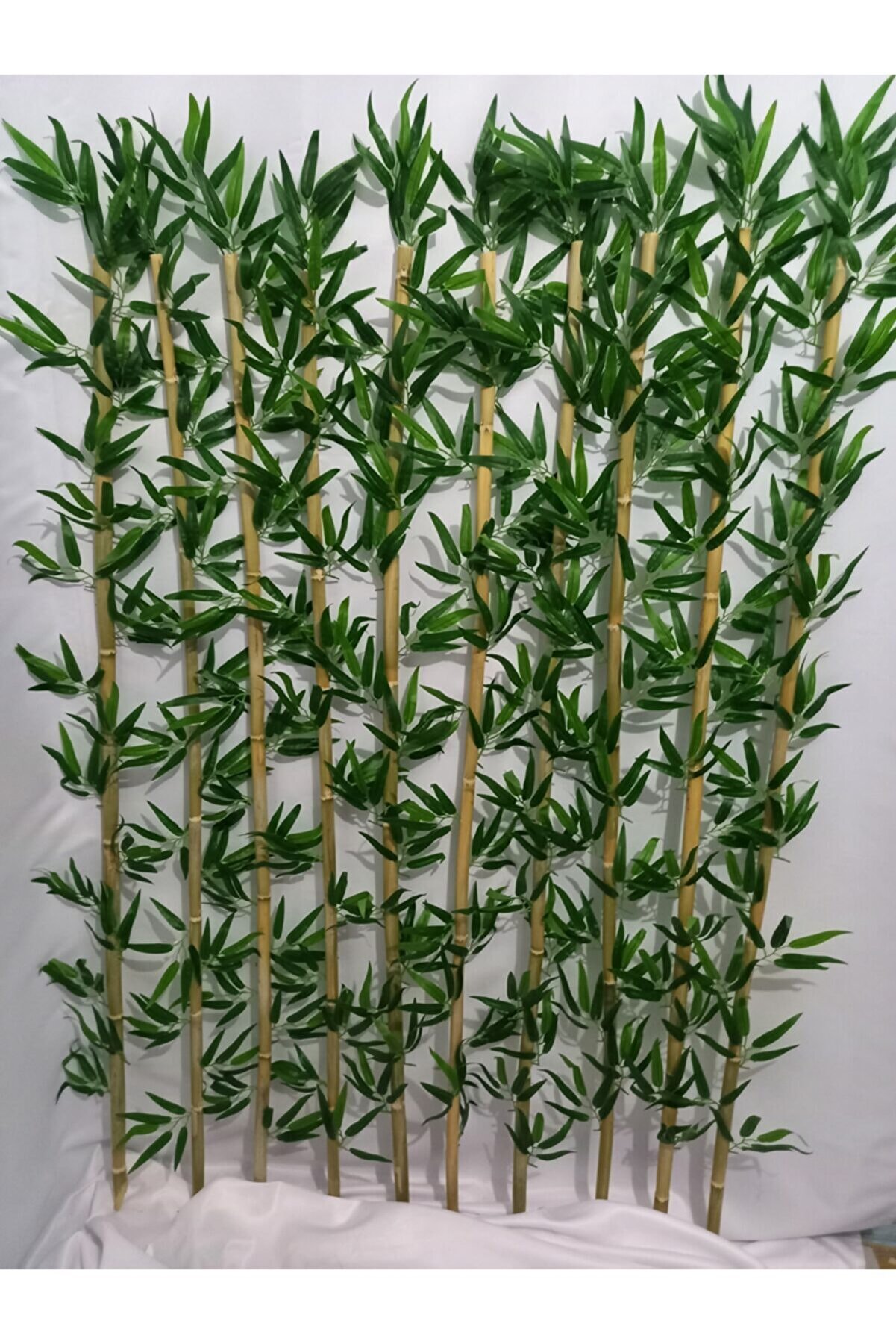 Yapay Çiçek 120 Cm Islak Doku Bambu 10 Adet
