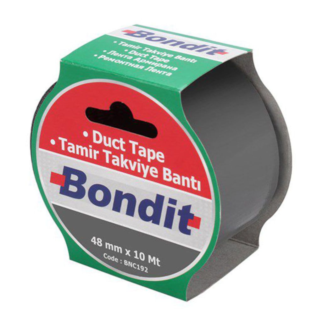 Bondit Duct Tape Takviye Tamir Bandı Gri 48 Mm x 10 Mt