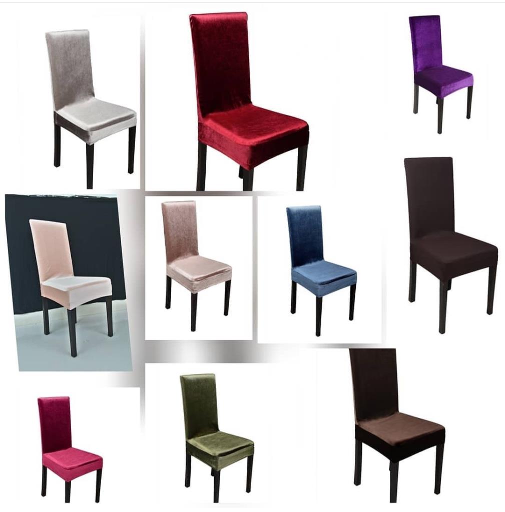 Sandalye Kılıfı- 1. Kalite Esnek Kadife Kumaş- 16 Farklı Renk