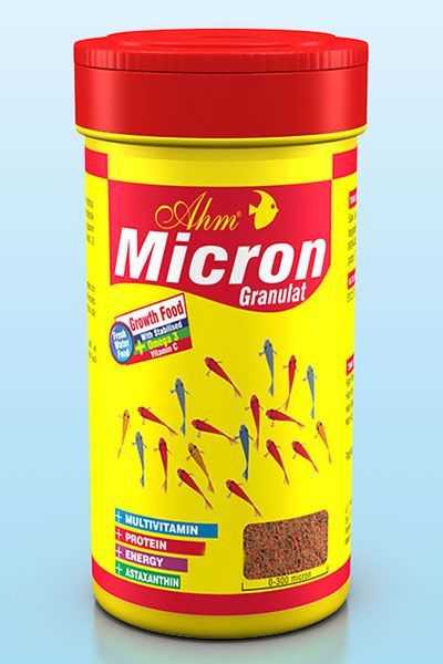Ahm Micron Granulat Yavru Balık Yemi 100 ml