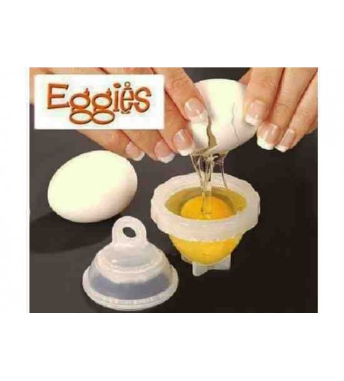 Eggies Yumurta Haşlama Seti 6 lı Yumurta Akı Ayırıcı Hediyeli