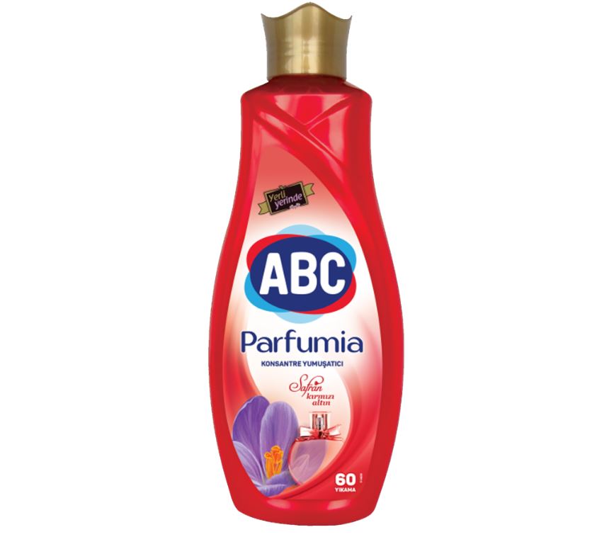ABC Parfumia Konsantre Çamaşır Yumuşatıcısı Safran Kırmızı Altın 1440 ML