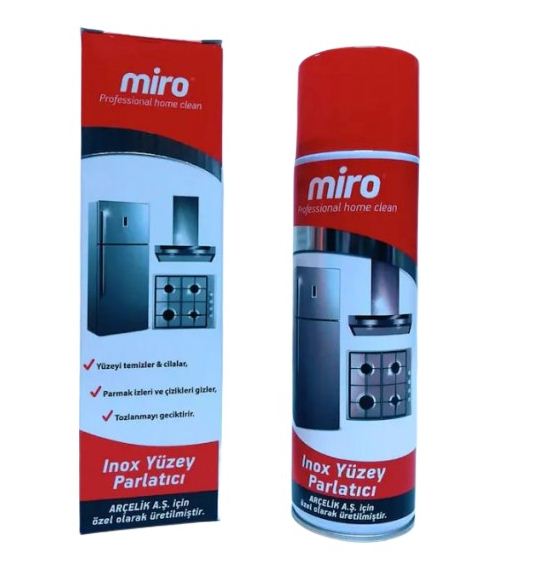Miro Inox Yüzey Parlatıcı 500 ML