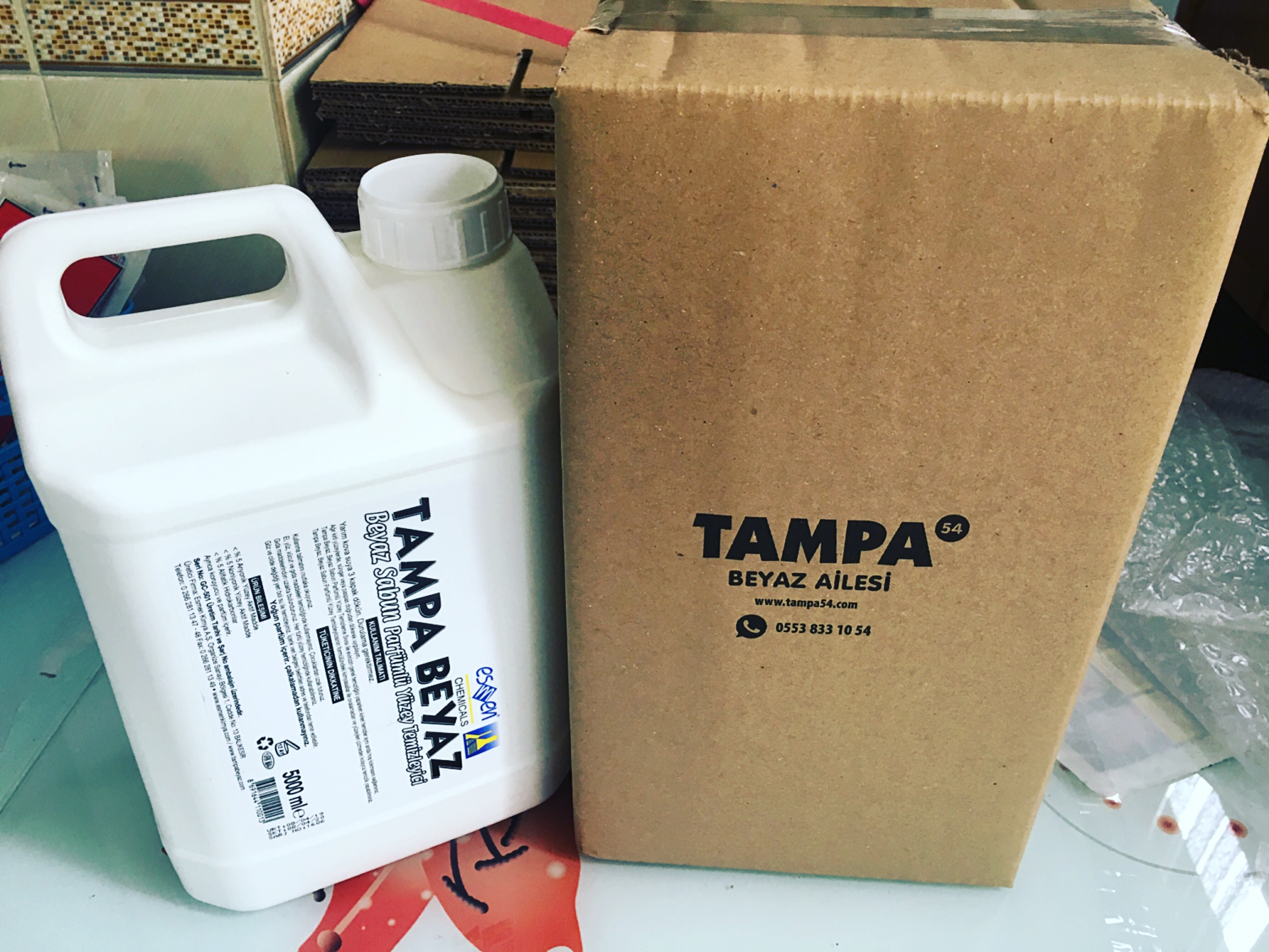 Tampa Beyaz Sabun Parfümlü Yüzey Temizleyici 5 L