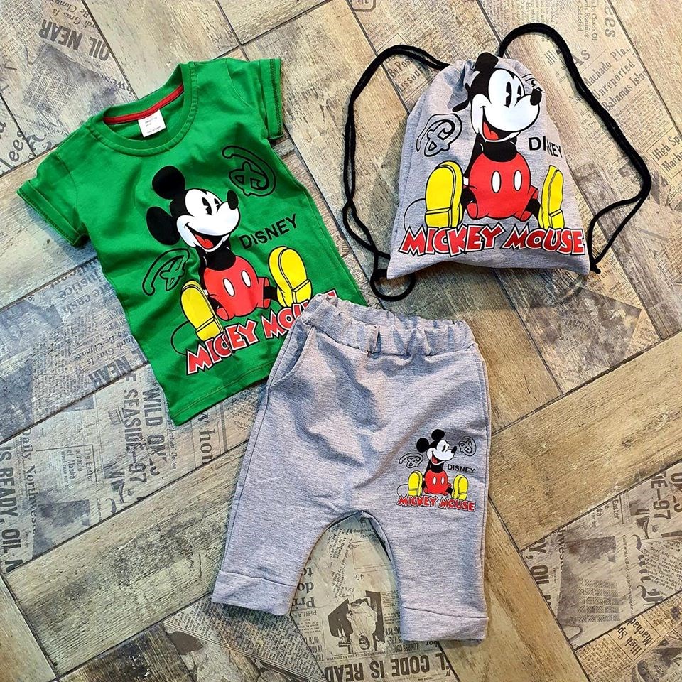 Mickey Mouse Çantalı Çocuk Takım