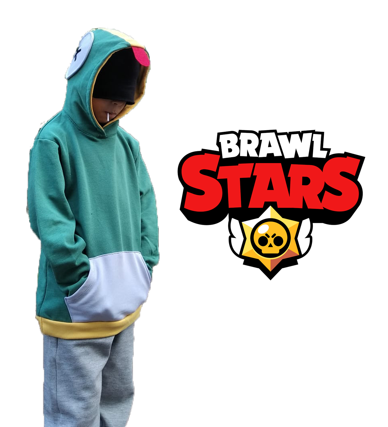 Brawl stars Leon kostüm sweatshirt