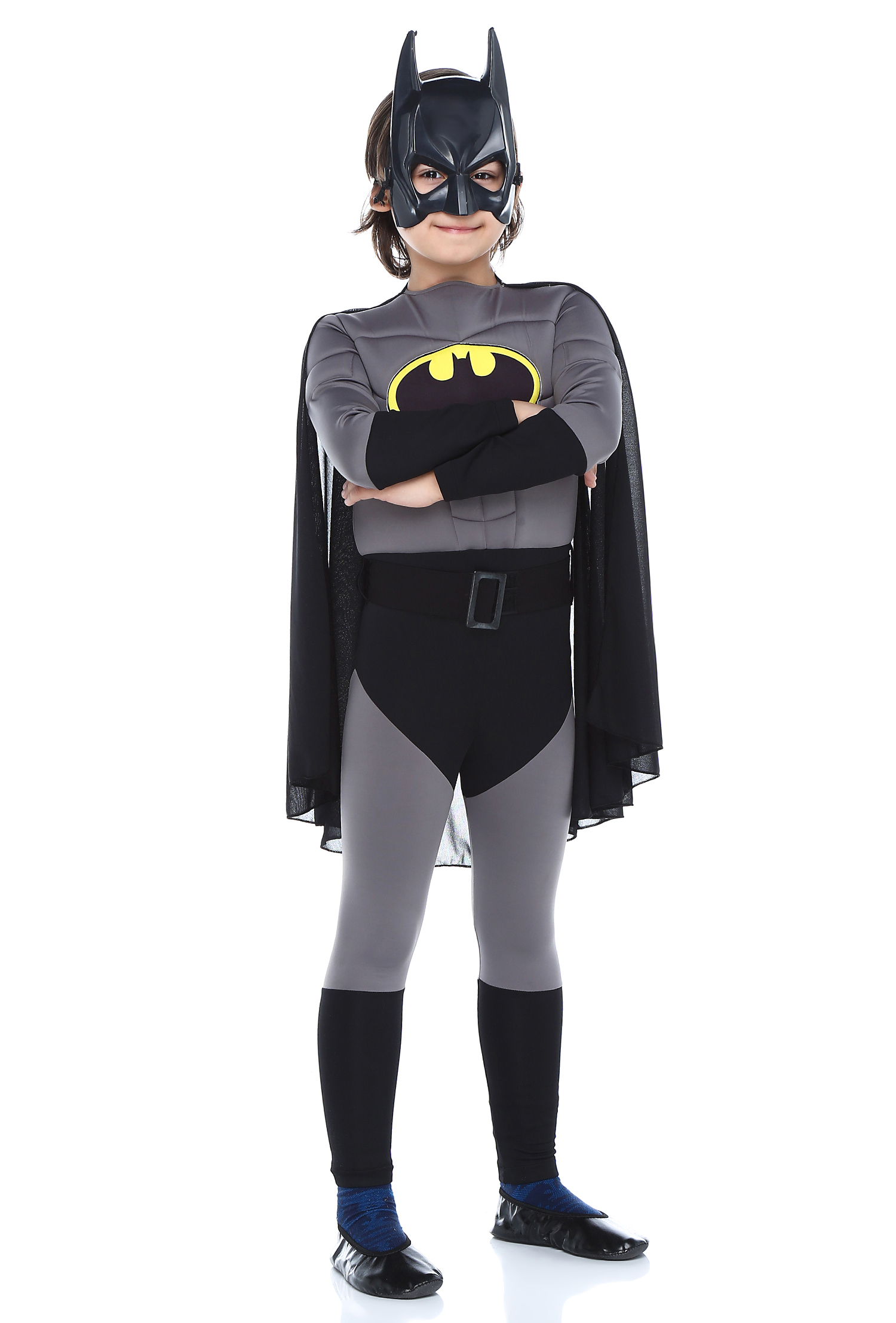 Tülü Akkoç Çocuk Kaslı Batman Kostümü