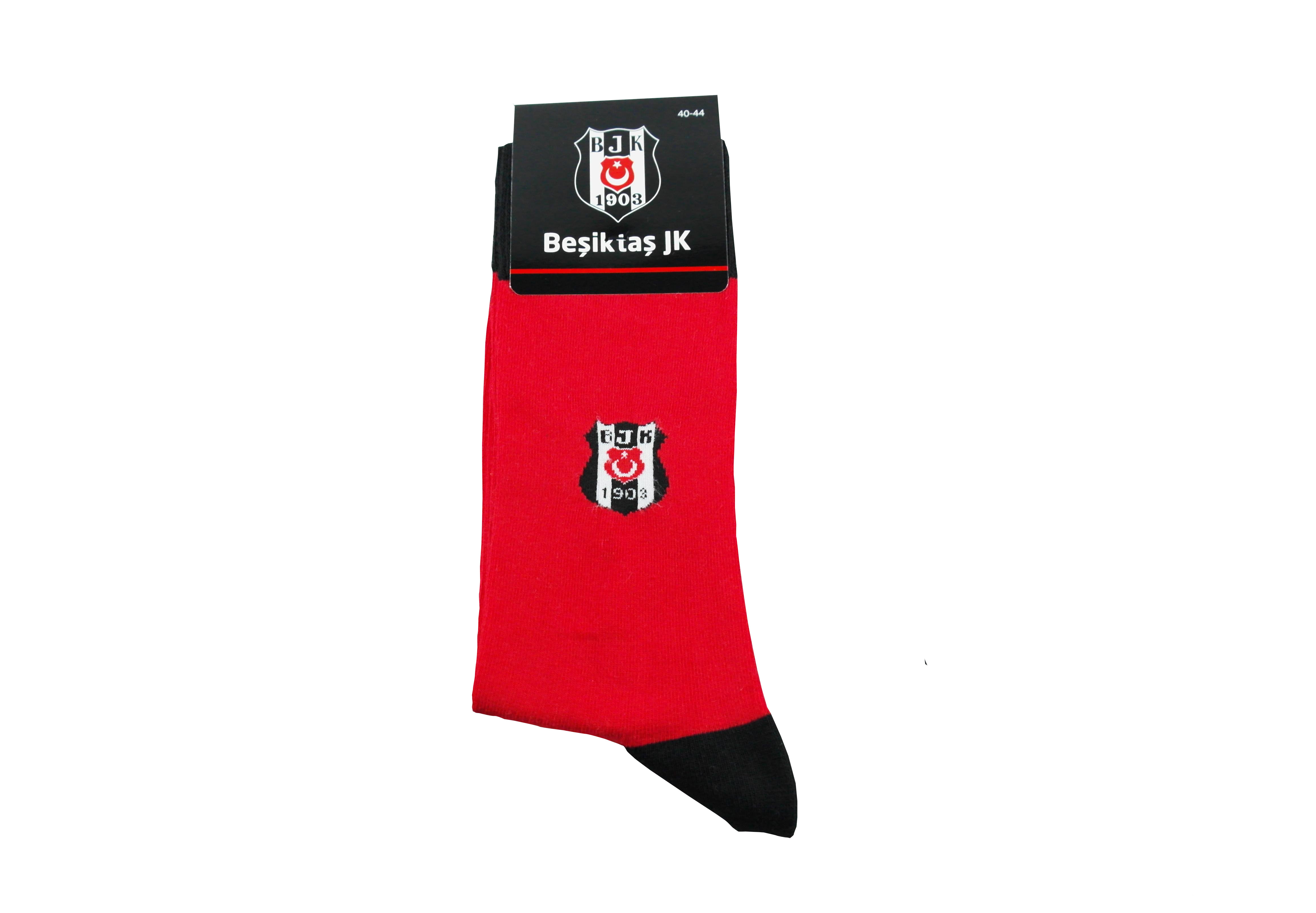 Beşiktaş Desenli Erkek Pamuk Çorap 3 Adet
