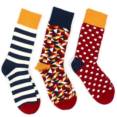 Pixter&Bro Pyramid Cool Üçlü Soket Çorap Set