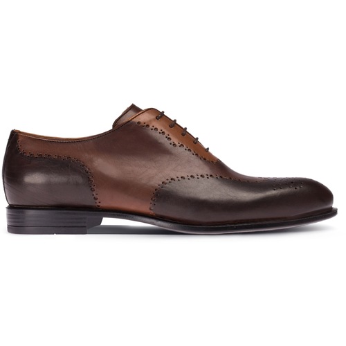 Deery Hakiki Deri Özel Üretim Kahverengi Klasik Erkek Ayakkabı-Kahverengi (539861163)