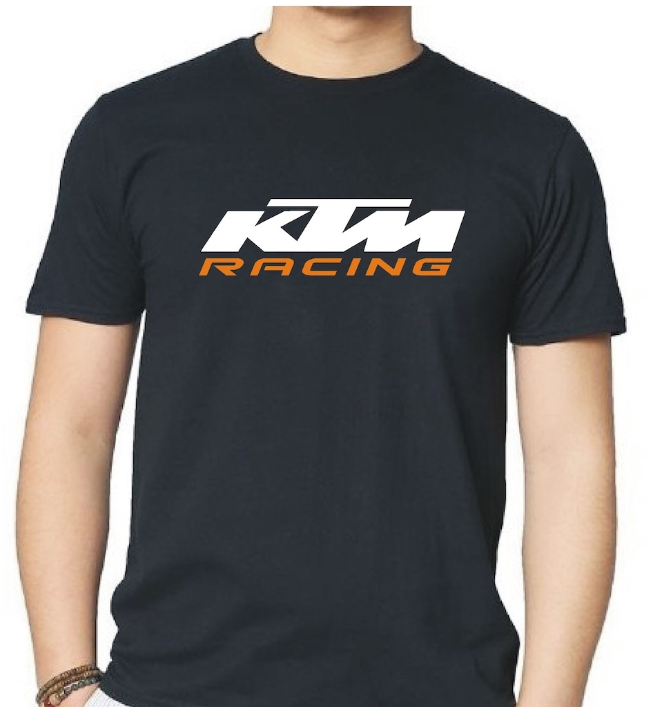Ktm Racing Siyah Motorcu Tshirt