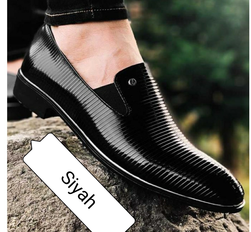 Moda Bay Ayakkabı siyah bağcıksız klasik