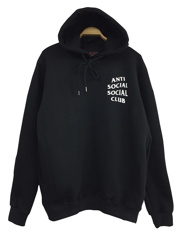 Antisocial Social Club Baskılı Kapşonlu Sweatshirt