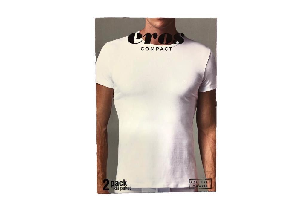 EROS 2'Li Compact O Yaka T-Shirt Es011503