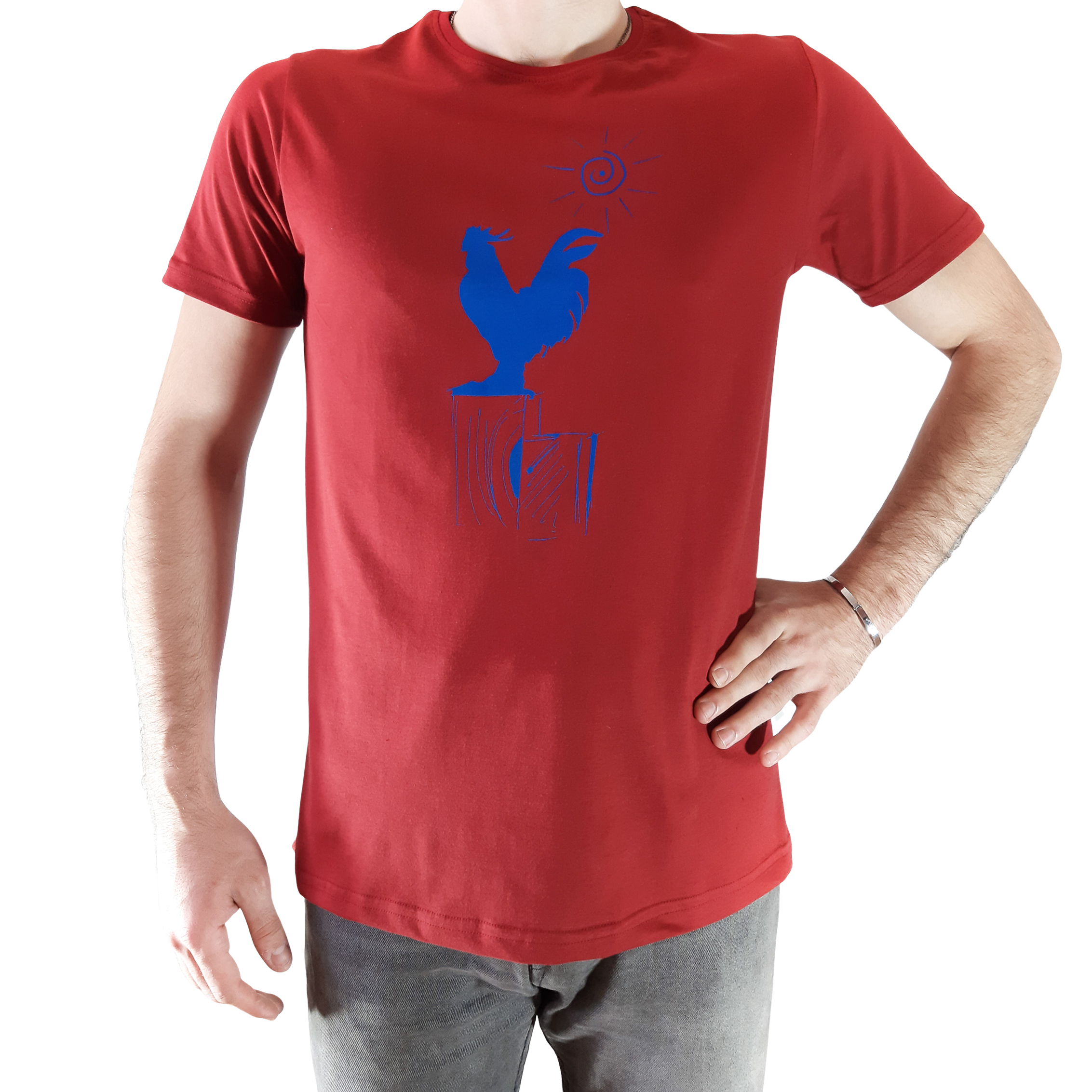 Tuo - Touch Creation T-Shirt - Horoz Unisex Tasarım Tişört