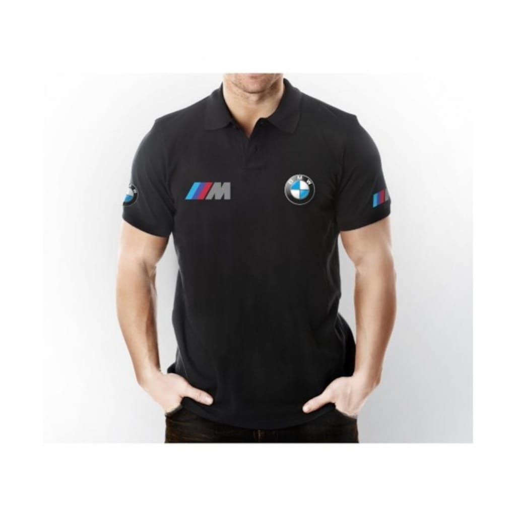 Zenbuy BMW M POWER Polo Yaka Kısa Kollu T-Shirt