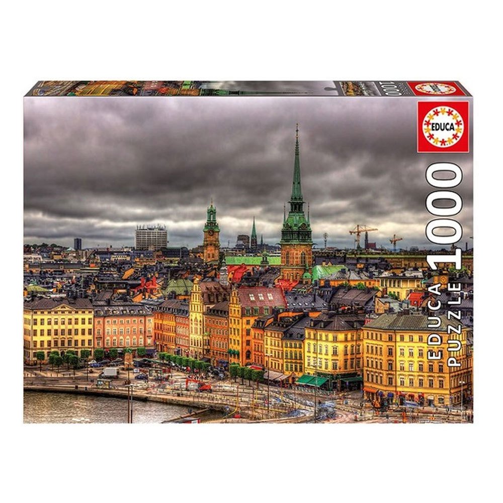 Educa Puzzle 1000 Parça Stockholm İsveç Manzaları 17664