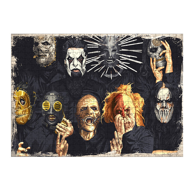 Ahşap Mdf Puzzle Yapboz Slipknot Poster 500 Parça 50 x 70 Cm Fiyatları ...