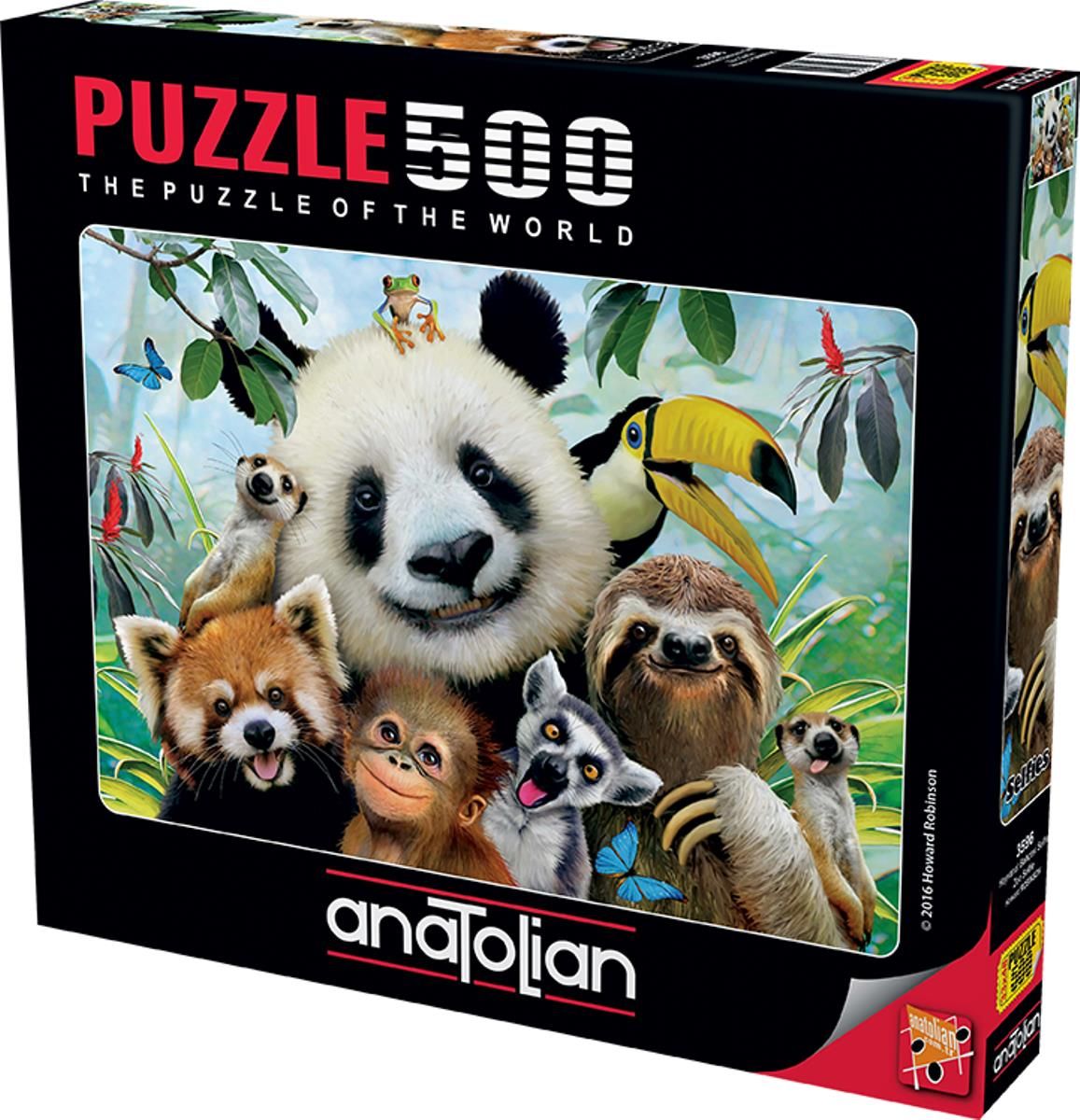 Anatolian 500 Parça Puzzle 3596 Hayvanat Bahçesi Selfie