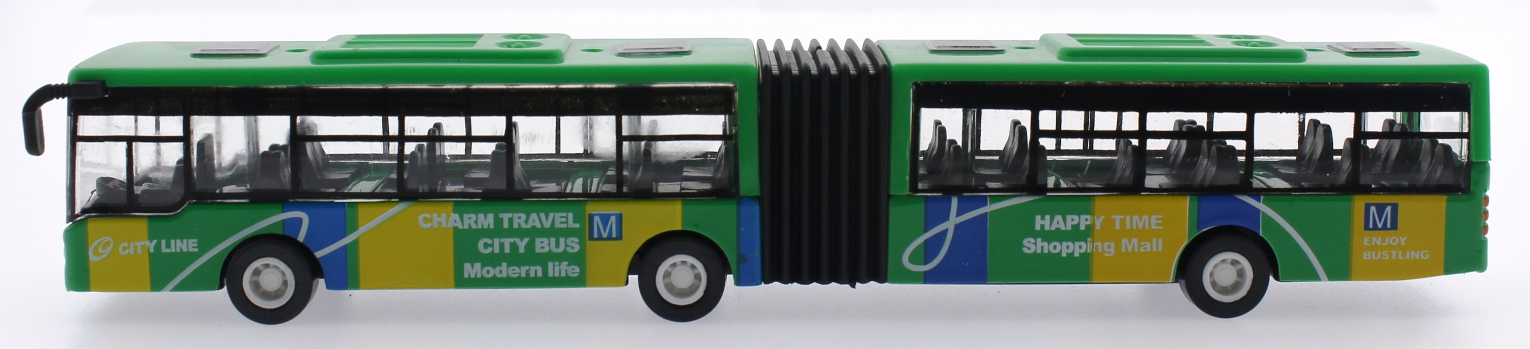 Çek Bırak Yeşil Metal Körüklü Otobüs 632-31