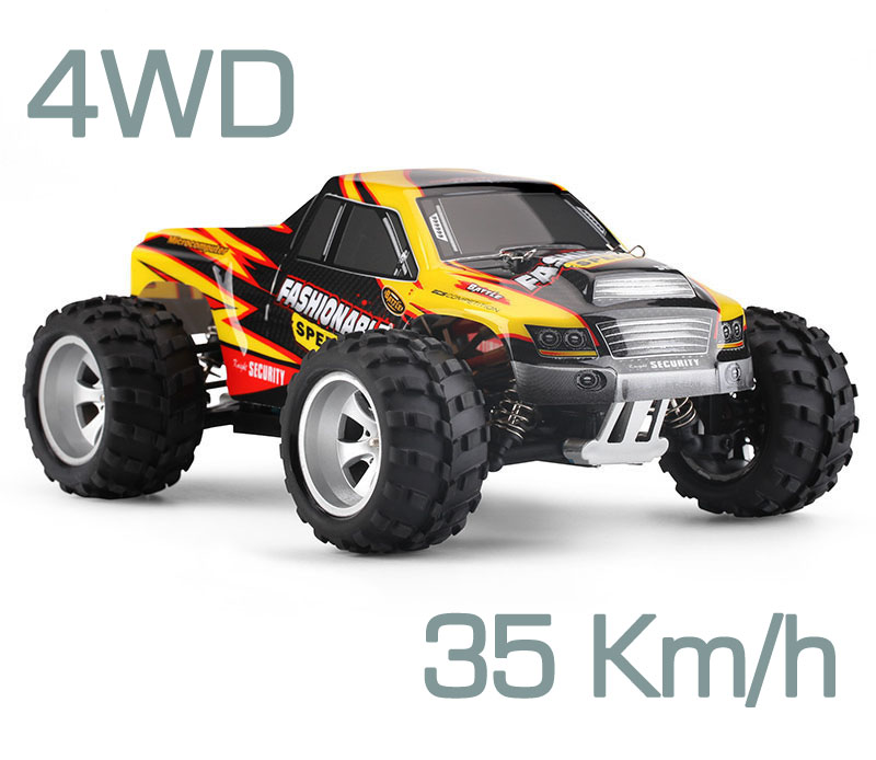 Wltoys A979-A Monster 1/18 4WD 35+ Km/h Uzaktan Kumandalı Araba