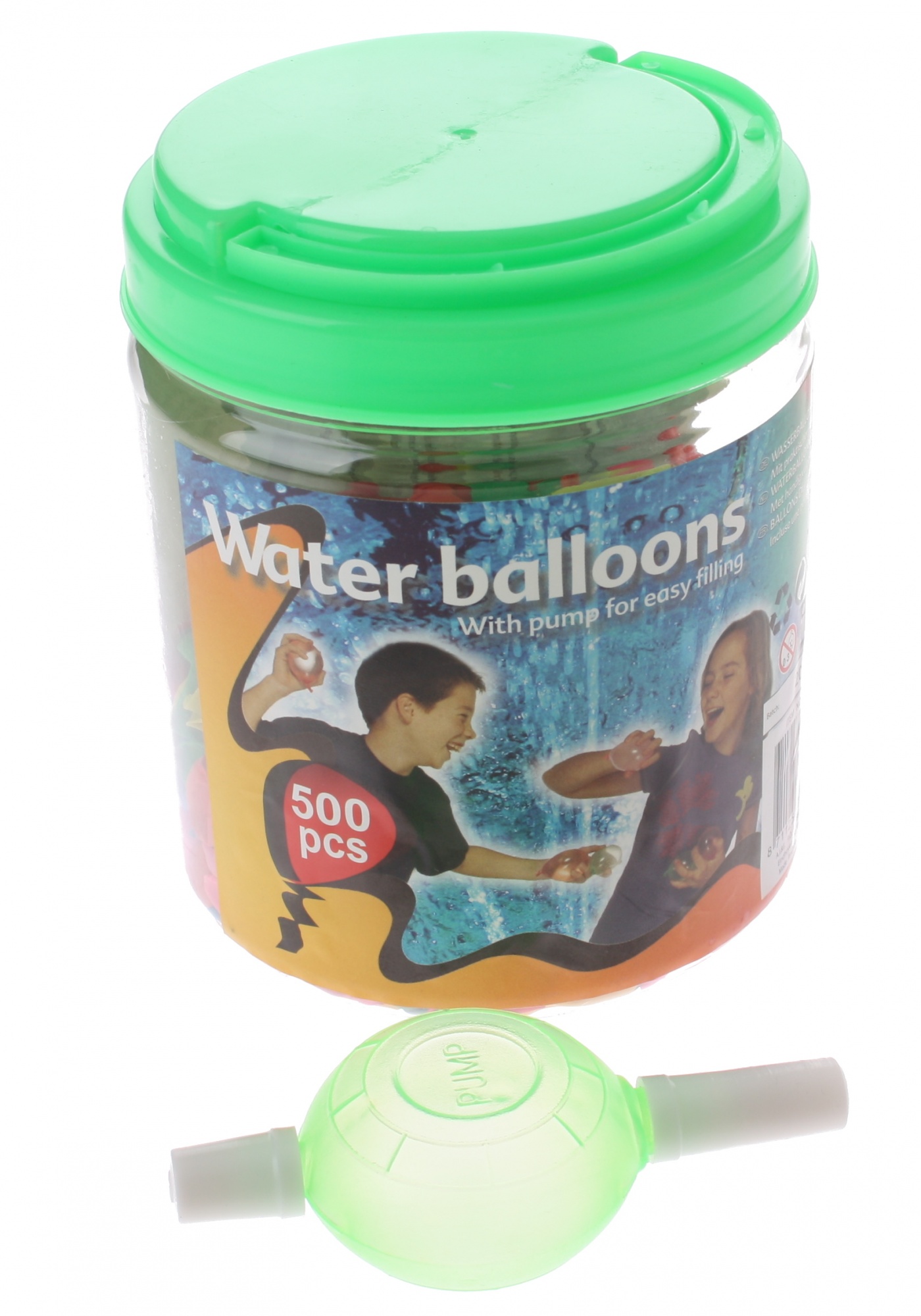 Eddy Toys Su Balonu 500 Adet Karışık Renkli Pompası ile Birlikte