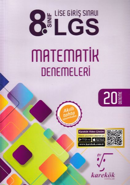 Karekök 8. Sınıf LGS Matematik 20 Deneme Yeni
