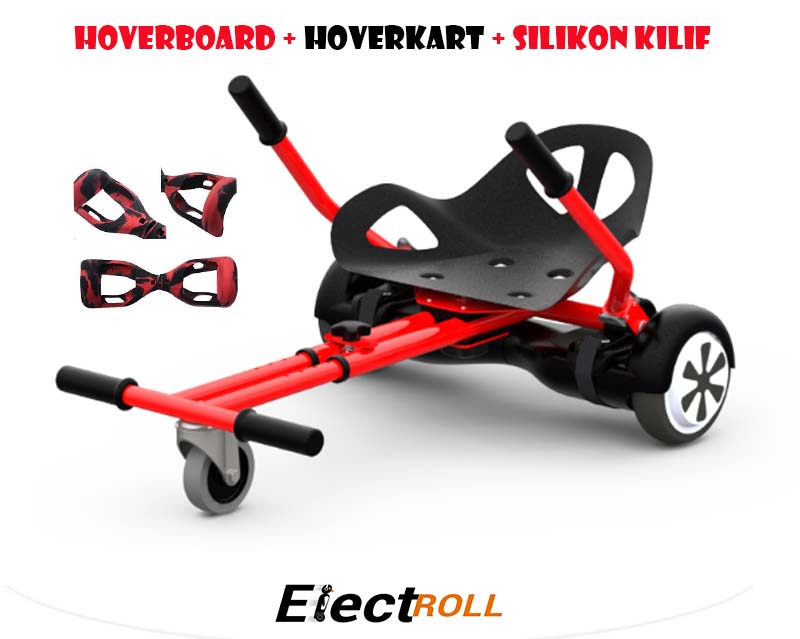 6,5" Hoverboard + Hoverkart + Silikon Kılıf