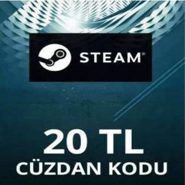 Steam 20 TL Hediye Kartı ANLIK TESLİM - 20 TL Cüzdan Kodu