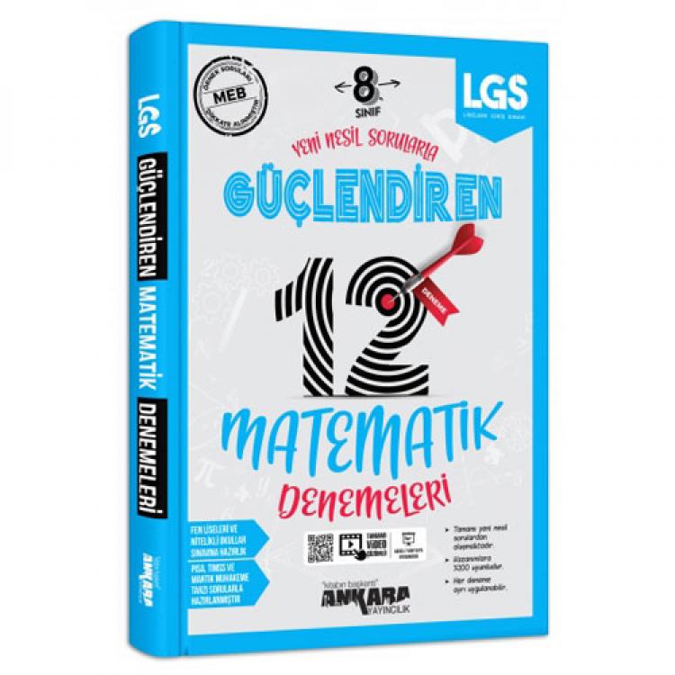 8 Sınıf Matematik 12 Güçlendiren Deneme Ankara Yayıncılık