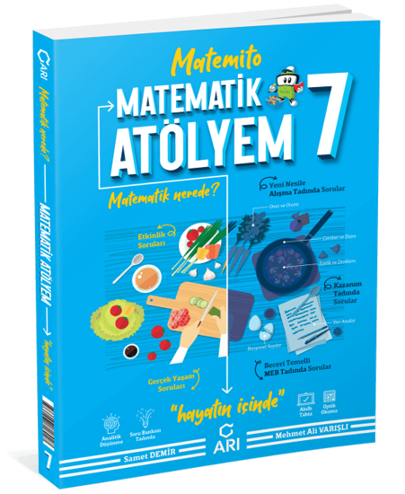 Arı Yayınları 7. Sınıf Akıllı Matematik Atölyem Matemito Arı Yayı