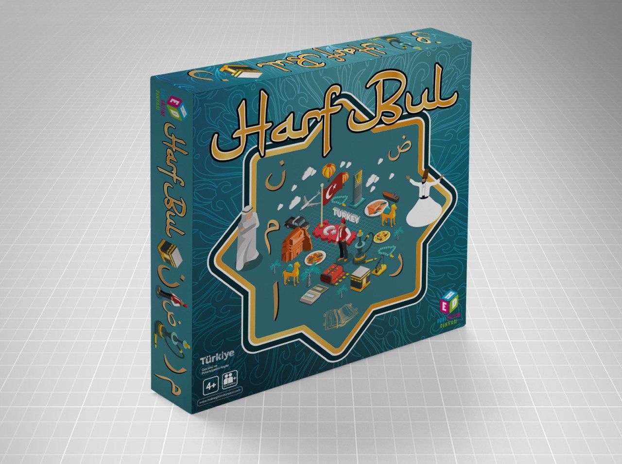 Harf Bul, Arapça, Dedektif, Dikkat Oyunu, Görsel Hafıza Oyunu