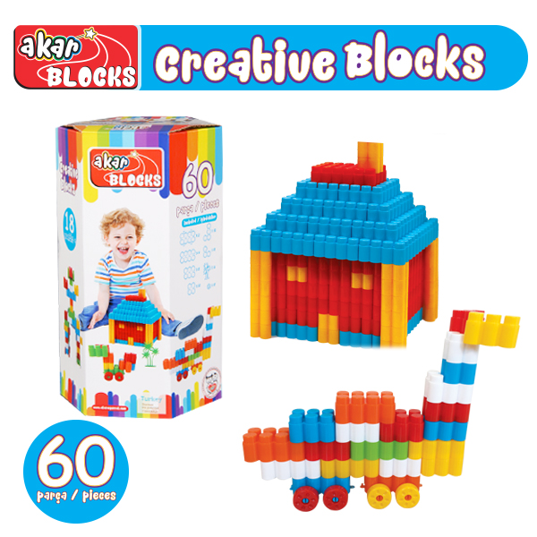 Akar Lego Creative Blocks Karton Kutu 60 Parça 05-039