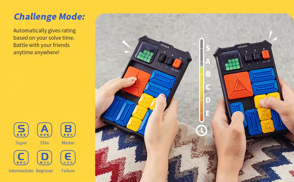 Puzzle Numérique Coulissant SUPVOX – Jeu éducatif En ABS Pour Garçons Et Filles – Développe La Logique Et La Reconnaissance Des Nombres